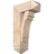 Ekena Millwork Merced Arts and Crafts Smooth Bracket w/ Offset Brace, Douglas Fir, 7 1/2"W x 18"D x 30"H BKT0806X18X30MRC03SDF - alternate 1